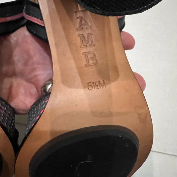 Lamb chic gray/pink mesh Sandals - Picture 3 of 4